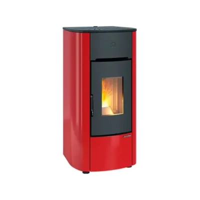 Extraflame Stufa a pellet canalizzata MARIELLA PLUS AD 1295951 finitura bordeaux