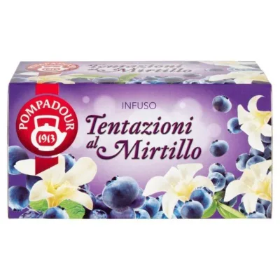 Pompadour Infuso Tentazioni Al Mirtillo Bustine 20X3 gr
