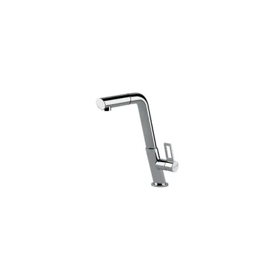 Foster Miscelatore monocomando con canna girevole ed estraibile 8492 000 finitura ottone cromato