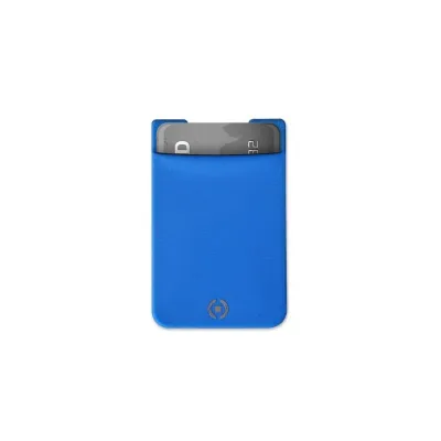 CELLY ADHESIVE POCKET CARDS HOLDER BLUE POCKETFIXBL