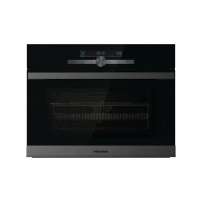 Hisense: Forno compatto combinato microonde da incasso HCM4547BG finitura nero da 60 cm