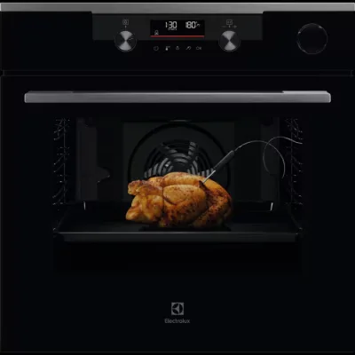 Electrolux | Forno a vapore pirolitico da incasso KOCDP67H finitura inox/nero da 60 cm
