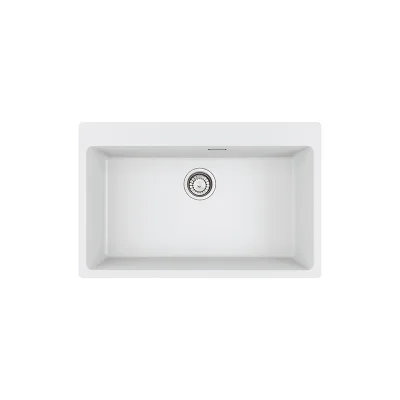 PRONTA CONSEGNA - Franke: Lavello una vasca Vasche Sopratop Centro MRG 610-73 FTL 114.0661.706 finitura fragranite bianco da 78x50 cm