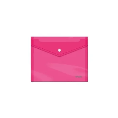 Busta Dohe con chiusura a scatto Folio Plus Size orizzontale Polipropilene cristallo trasparente 150 micron Colore ROSA 91477