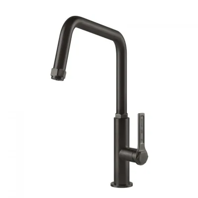 PRONTA CONSEGNA - Gessi Miscelatore monocomando Officine - Gessi 60051 707 finitura Black Metal Brushed - IN PROMOZIONE FINO AL 5/09