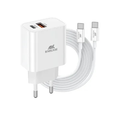 RIVACASE CARICATORE DA PARETE USB-C 20W PD PS4102WD4