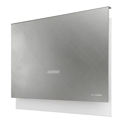 Faber Cappa a parete TALIKA CT A80 330.0540.785 finitura titanio effetto incrociato da 80 cm