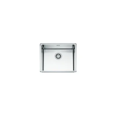 Alpes Vasca semifilo VFR 455 in acciaio inox da 55x45 cm