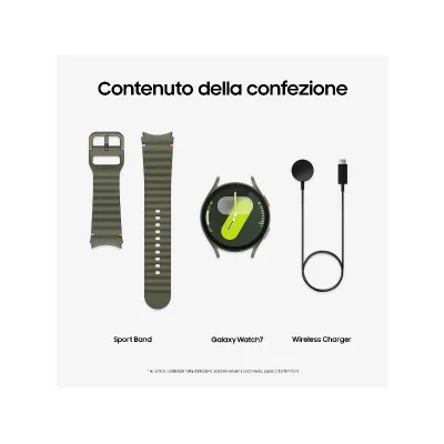SAMSUNG CELLULARI GALAXY WATCH7 BT 44MM KHAKI SM-L310NZGAITV