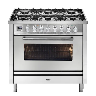 Ilve Cucina P09W Professional Plus P096DWE3 piano cottura 6 fuochi con dual da 90 cm - PROMOZIONE ATTIVA FINO AL 19/10