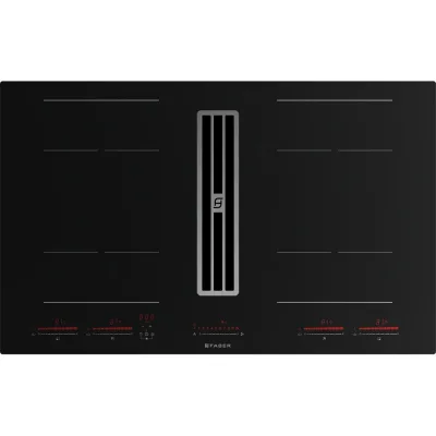 PRONTA CONSEGNA - Faber Piano cottura a induzione con cappa integrata filtrante GALILEO BOLD F830 340.0708.971 in vetroceramica nero da 83 cm