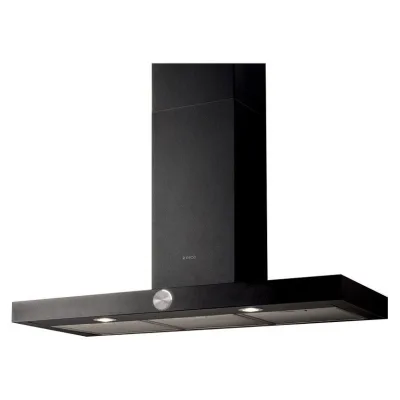 Elica Cappa a parete LOL BL/A/90 PRF0097906A finitura nero goffrato da 90 cm
