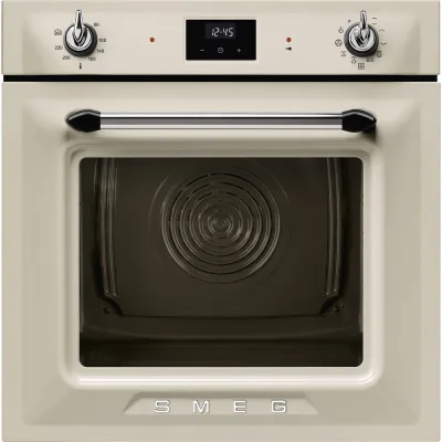 Smeg S Forno pirolitico termoventilato Galileo Tradizionale pyro SOP6900TP finitura panna da 60 cm