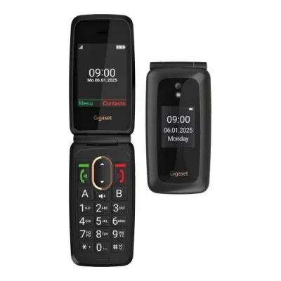 GIGASET GL795 4G 2.8" SENIOR PHONE EASY PHONE A CONCHIGLIA FLI ATTIVO TASTI GRANDI TASTO SOS 5 CONTATTI RAPIDI AUDIO POTENZIATO