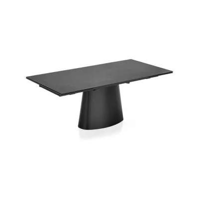 Connubia Tavolo allungabile Ellisse CB4858-R 160 con struttura in metallo e piano in ceramica da 160(240)x90 cm