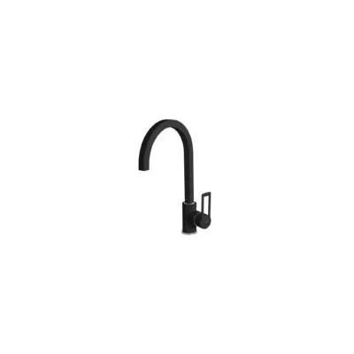 Elleci Miscelatore monocomando con canna girevole BRIDGE MKKBRI86 finitura K86 nero