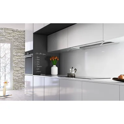 Airforce Cappa integrata aspirante F300 NO DROP IX/A/90 CCF300ND9501 finitura inox da 90 cm