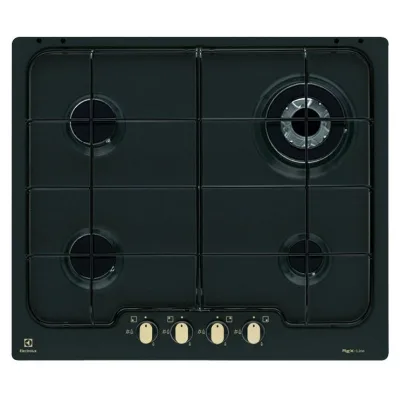 Electrolux | Piano cottura a gas Soft PN640RUV finitura nero da 60 cm