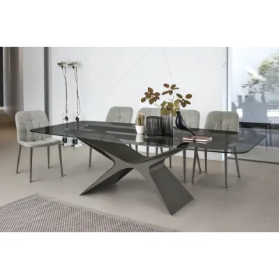 Sedit Tavolo fisso Baltik con struttura in metallo e piano a scelta - IN PROMOZIONE FINO AL 6/07