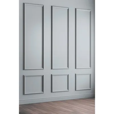 Kit di Boiserie LEDMall Home  Pronto da Montare con Bordi Pretagliati mod. BANGALORE