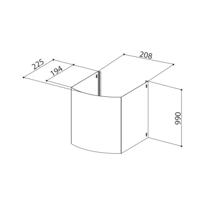 Faber Kit camino superiore 112.0157.262 finitura inox