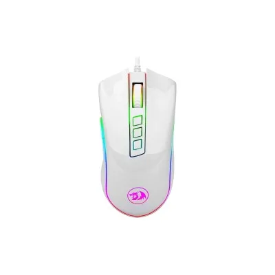 MOUSE GAMING MARS USB M711 Cobra bianco 1000 dpi 7 pulsanti programmabili