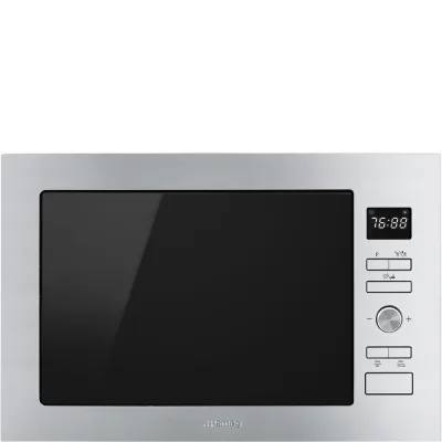 Smeg Forno microonde con grill da incasso FMI425X finitura acciaio inox da 60 cm - IN PROMOZIONE FINO AL 30/06