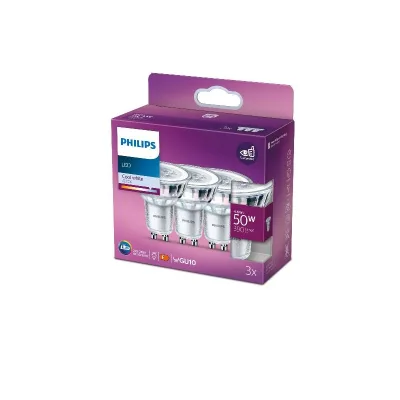 PHILIPS LIGHTING DIS LED FARETTO VETRO 50W GU10 4 929001218256