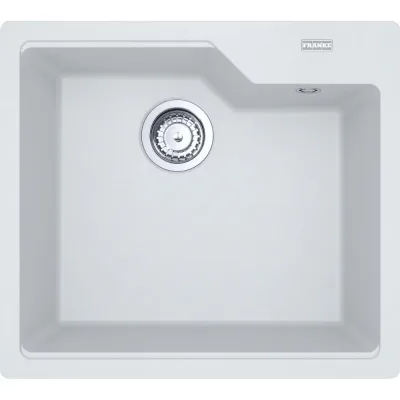 Franke: Lavello una vasca Vasche Sopratop Urban UBG 610-50 114.0686.796 finitura fragranite bianco da 56x50 cm