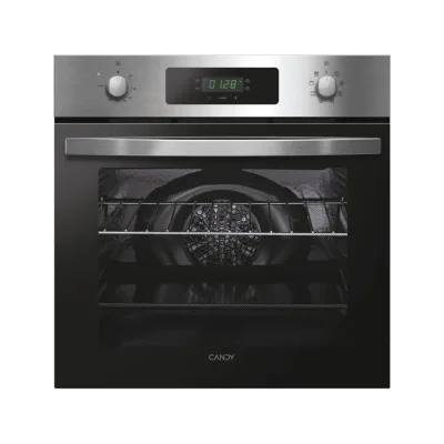 PRONTA CONSEGNA - Candy Forno elettrico ventilato da incasso FIDCX605IT finitura vetro nero e acciaio inox da 60 cm