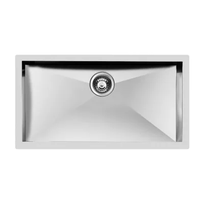 Foster Lavello una vasca 1218 850 finitura acciaio inox da 85x45 cm