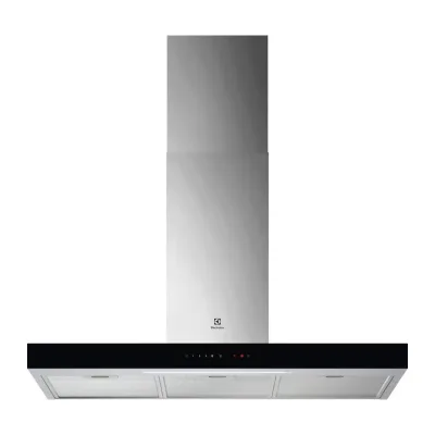 Electrolux | Cappa a parete KFTB29X finitura inox e vetro nero da 90 cm