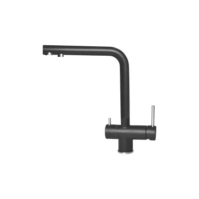 Elleci Miscelatore filtrante monocomando con canna girevole TOURMALINE MGKTOU40 finitura G40 nero
