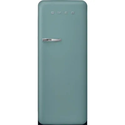 Smeg Frigorifero monoporta con cerniere a destra a libera installazione FAB28REGM6 finitura verde smeraldo da 60 cm
