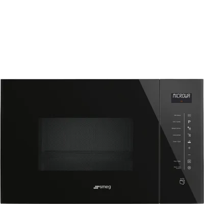 Smeg Forno microonde con grill da incasso FMI125N finitura Deep Black da 60 cm