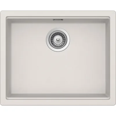 Schock Lavello una vasca LAHTI N100L LATN100LA16 finitura new alumina da 55.6x45.6 cm
