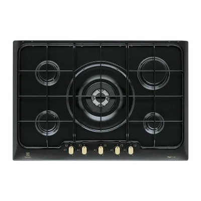 PRONTA CONSEGNA - Electrolux | Piano cottura a gas Soft PN750RUV finitura nero da 75 cm