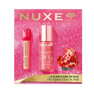 NUXE COFFRET GLOW HUILE PRODIGIEUSE OR FLORAL ROLL ON 2026