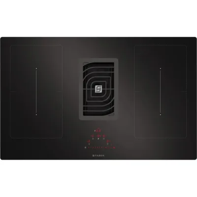 Faber Piano cottura a induzione con cappa integrata GALILEO SMART BK GLASS A830 340.0577.694 in vetroceramica nero da 83 cm