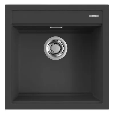 Elleci Lavello una vasca Sottotop Quadra 130 LKQ13089BSO finitura composito K89 Dove da 76x44 cm