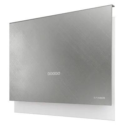 Faber Cappa a parete TALIKA CT A80 330.0540.785 finitura titanio effetto incrociato da 80 cm