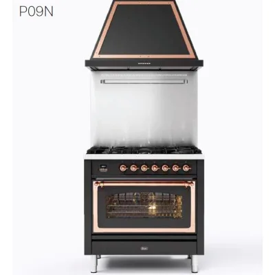 Ilve Cucina P09N da incasso Nostalgie P09FNE3 piano cottura 6 fuochi con fry top da 90 cm - IN PROMOZIONE FINO AL 6/07