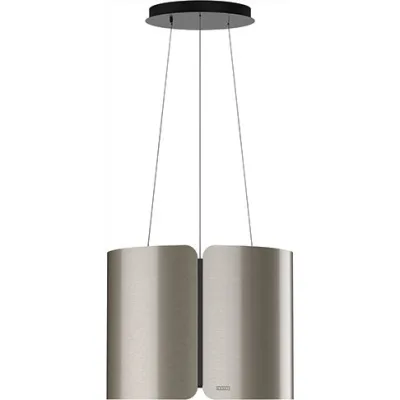 Franke: Cappa a isola Smart FSMS F42 SS/BK MATT 345.0654.870 finitura inox da Ø42 cm