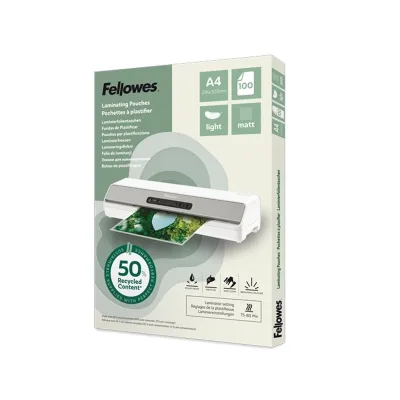 FELLOWES LEONARDI CF100 POUCHE A4 RICICLATE 50% OPACH 100143435