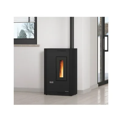 Stufa A Pellet La Nordica Modello Luisella Da 5 kW Colore Nero