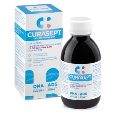 CURASEPT COLLUTORIO 0,05 200ML ADS+DNA