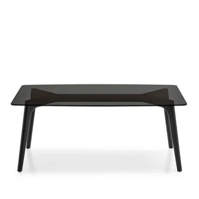 Connubia Tavolo fisso Pod CB4862-FB 160 con struttura in faggio e piano in vetro da 160x98 cm - IN PROMOZIONE FINO ALL' 11/07
