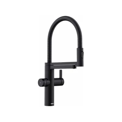 Blanco Miscelatore a 3 vie doppio comando con doccetta estraibile drink.filter EVOL-S Pro 1526636 finitura nero opaco