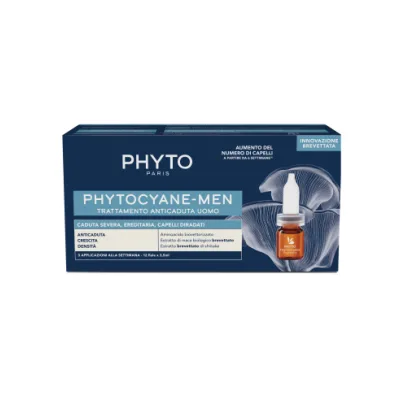 PHYTOCYANE FIALE ANTI-CADUTA SEVERA + SHAMPOO UOMO 100ML