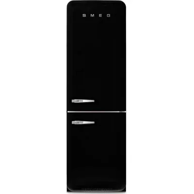 Smeg Frigorifero combinato con cerniere a destra a libera installazione FAB32RBLM6 finitura nero opaco da 60 cm - IN PROMOZIONE FINO AL 30/06
